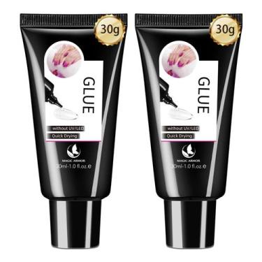 Imagem de Cola para unhas MAGIC ARMOR Semi Solid 30mL x 2 de secagem rápida