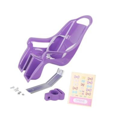 Imagem de predolo Acessórios para Assento de Bicicleta de Boneca, Decoração para Assento de Cadeira de Boneca, Decalques Decorativos para Bicicleta, Acessórios para Cri, Roxo