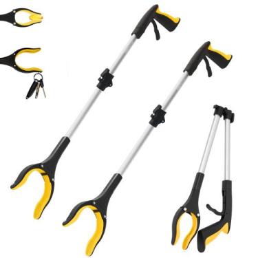 Imagem de Ferramenta Reacher Grabber GrabRunner 32cm com cabeça giratória e ímã