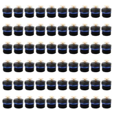 Imagem de 60 peças de bicos de nebulização de jardim cabeça de irrigação atomizadora ajustável de 1/2 polegada de latão cabeça de aspersor de jardim para gramado