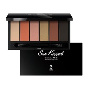 Imagem de Sistar Paleta de sombras de olhos seis cores com pincel Sun Kissed Pink Blossom Blendable Eye Makeup