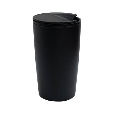 Imagem de Copo Térmico Com Tampa Parede Dupla 500Ml Preto - Lyor 2688