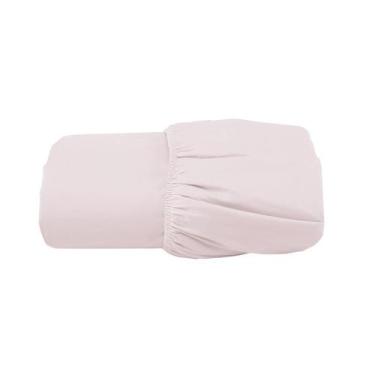 Imagem de Lençol Queen com Elástico Avulso Percal 400 Fios 100 Algodão Acetinado