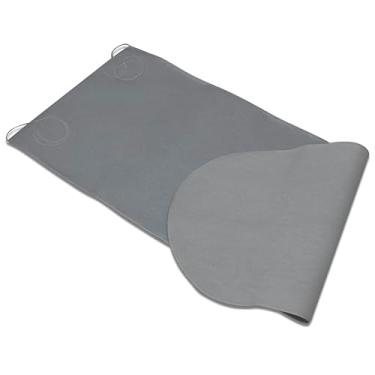 Imagem de Forro Capa Térmica para Tábua de Passar Roupa Tamanho M (129x46 cm) Cor Prata Metalizado