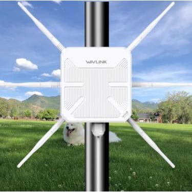 Imagem de WAVLINK AX3000 WiFi 6 pontos de acesso, extensor WiFi externo de longo alcance com banda dupla/PoE/IP67 à prova d'água/6 x 7dBi, suporta até 256 dispositivos para acampamento, quintal grande trabalho
