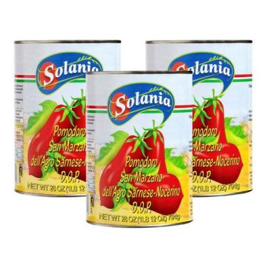 Imagem de Pack 3 Tomate pelado DOP Solania 800g