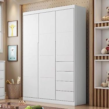 Imagem de Guarda Roupa 3 Portas Branco Eloa Phoenix Baby