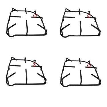 Imagem de Grelha Trempe Para Fogão Brastemp Quality De Ville 4 Bocas