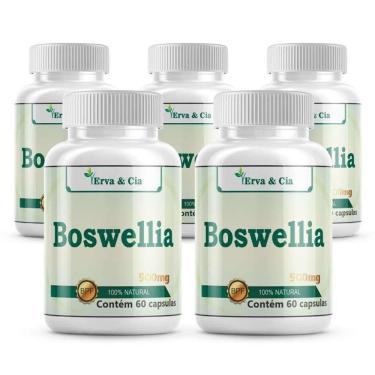 Imagem de Boswellia Serrata  Olíbano  Em Cápsulas De 500Mg Kit 5 Potes