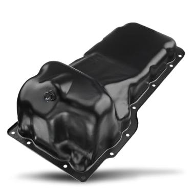 Imagem de Cárter de óleo do motor 264-244 com plugue de drenagem compatível com Dodge Ram 1500 2005-2010 Ram 1500 2011-2013 Dakota 2000-2011 Durango 2000-2003 V8 4.7L Substitui 53020902AB
