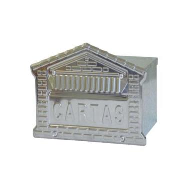 Imagem de Caixa Correio Cartas Tijolinho Galvinox Embutir 15x21x12cm - Metal Mig