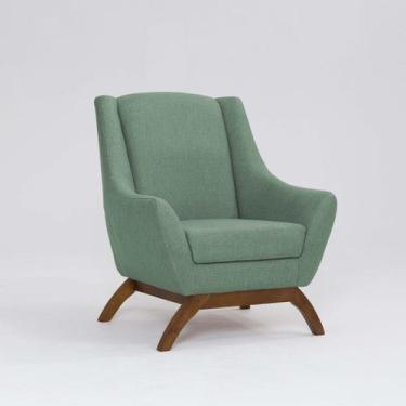 Imagem de Poltrona para Sala de Estar Base em Madeira Juliet - Domi