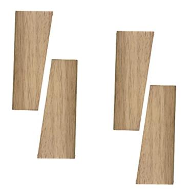 Imagem de Conjunto de 4 pernas de móveis de madeira, pernas de sofá de madeira maciça, pés de substituição de mesa modernos, pernas cômoda quadradas afuniladas, pernas de armário de TV, para poltrona de sofá