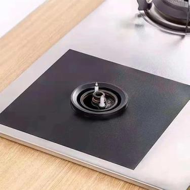 Imagem de Kit 4 Protetores Proteção Fogão Anti Aderente Reutilizável