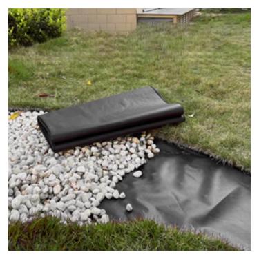 Imagem de Tecido geotêxtil não tecido resistente para entrada de garagem e drenagem - Material PP premium para controle de ervas daninhas e estabilização do solo, múltiplo (2 m x 5 m/6,5 pés x 16,4 pés LxC)