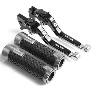 Imagem de Para Honda NC750X NC 750 X 750X 2016 2017 2018 2019 Alavanca de embreagem de freio e alavanca de 22 mm guidão alavanca de embreagem de freio de motocicleta (Cor: QYGX888 8)