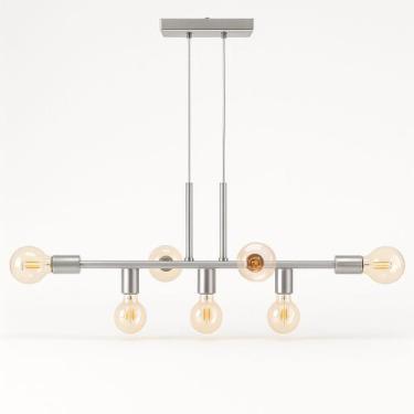 Imagem de Pendente Rubis Aluminio Teto E27 7 Luzes Lumini Lab