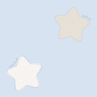 Imagem de Papel de Parede Lullaby Estrela Polaris Azul 2241 - Rolo: 10m x 0,53m