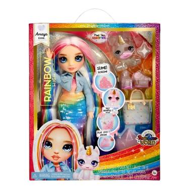 Imagem de Boneca Rainbow High Classic Fashion Color Amaya Raine 28 Cm – Mga