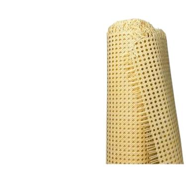 Imagem de Palhinha Rattan Sextavada Tela Natural Palha da Índia Mesa Cadeira Móveis (Bege,3MTX50CM)