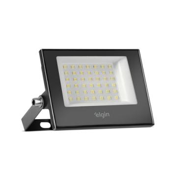 Imagem de Refletor LED Slim Elgin 50W IP66 Bivolt - 6.500K Resistente a Água e Poeira