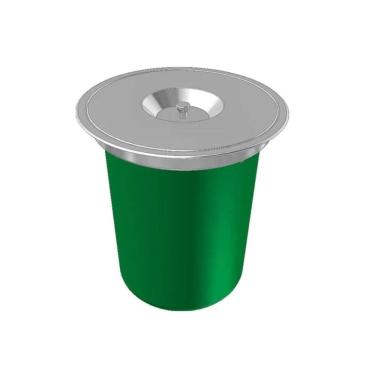 Imagem de Lixeira de Sobrepor Redonda Franke Balde Removível - 12 Litros