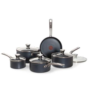 Imagem de Jogo De Panelas Rochedo Revestimento Ceramico 5 Peças Azul