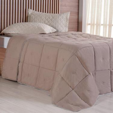 Imagem de Edredom Super King Toque De Plumas 260 Fios New 260x280cm Cogumelo
