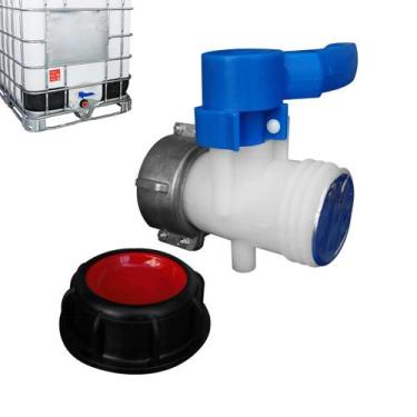 Imagem de Válvula Registro Para Container Ibc Porca Giratória Ofa Amb