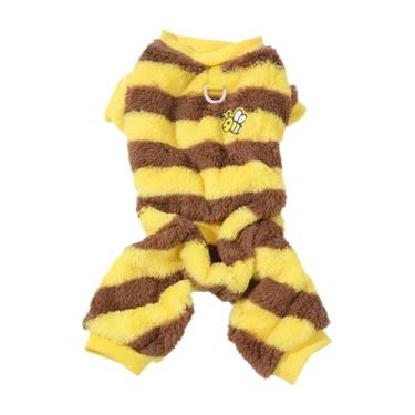 Imagem de Baoblaze Moletom para cachorro, roupas para cachorro, roupa fofa, fantasia quente para animal de estimação, fantasia de abelha de simulação para performance em, M