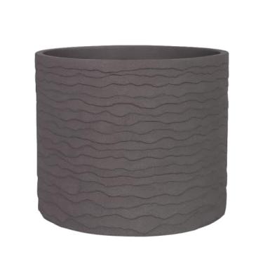 Imagem de Vaso Plantas Polietileno Delhi 42cm Preto Ardosia Japi (Preto Ardosia)