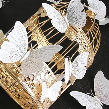 Imagem de 【Pacote com 12】Laço de pelo de cachorro borboleta 3D amarelo com clipe de metal - Acessórios de cabelo longo para maltês, Yorkie, Poodle, cachorros peludos, clipes de cabelo de festa de cor ensolarada