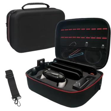 Imagem de LEPEYMDA Carrying Case All in One for Switch 2 (2025), Large Portable Hard Travel Messenge Bag Large Capacity Fits Dock, Pro Controller and Accessories, 20 Games, Switch 2, Adapter - Black