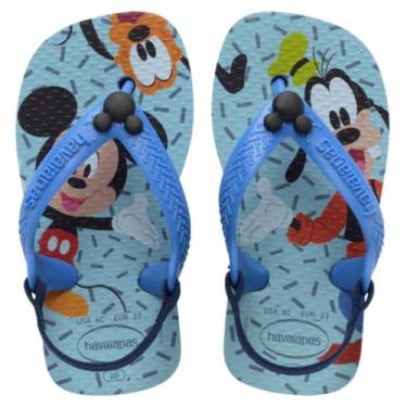 Imagem de Chinelo Infantil Havaianas Baby Disney Classics - Azul, 20