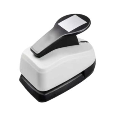 Imagem de Colaxi Furador quadrado para, profissional, fácil de usar, economiza trabalho, mini furador para scrapbooking, artesanato, etiquetas, cartões