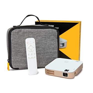 Imagem de KODAK Projetor inteligente portátil Luma 350 | Potente projetor de vídeo recarregável Ultra HD compatível com 4K Android 6.0 com capa macia