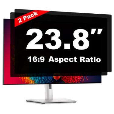 Imagem de Pozlle Privacy Screen Shield para monitor de 23,8 polegadas pacote com