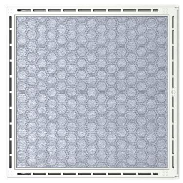 Imagem de Alçapão Tampa Casa Maquina Piscina 120x120 Gaveta Deslizante Bege Claro