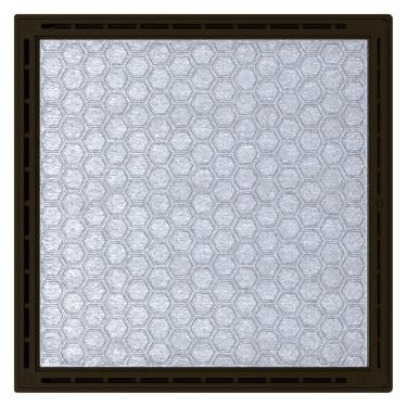 Imagem de Alçapão Tampa Casa Maquina Piscina 120x120 Gaveta Deslizante Marrom