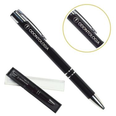 Imagem de Caneta Personalizada Cursos Metal Profissional Coloridas Odontologia -