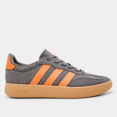 Imagem de Tênis Adidas Barreda Masculino, Cinza, Laranja, 39