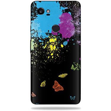 Imagem de Capa MightySkins compatível com Google Pixel 2 XL (5,5 polegadas) – respingos | Capa protetora, durável e exclusiva de decalque de vinil | Fácil de aplicar, remover e mudar estilos | Feito nos EUA