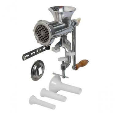 Imagem de Moedor De Carne N 10 + Jogo De Funil Para Fazer Linguiça
