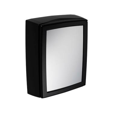 Imagem de Armário para Banheiro Astra Espelho A52C Sobrepor Preto