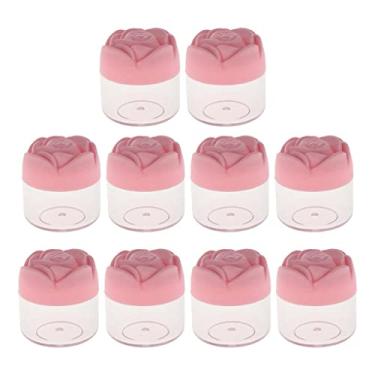 Imagem de barenx 10 peças de 20 gramas cosméticos vazios pequenos frascos de maquiagem protetor labial