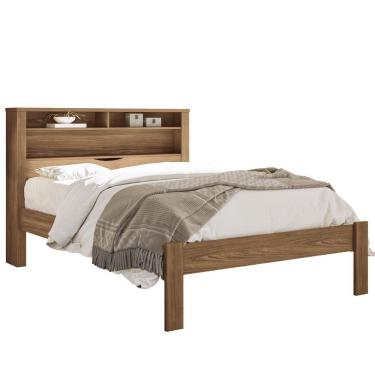 Imagem de Cama de Casal Madeira com Baú Invicta Santos Andirá Jatobá