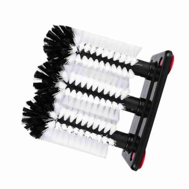 Imagem de Luqeeg Lavadora de Copos de Vidro de Barra de 3 Escovas Com Base de Ventosa - Escovas de Copo de Cerdas de Nylon Rápidas e Convenientes para Limpeza de de Barra, Adequadas para Vários de Vidro