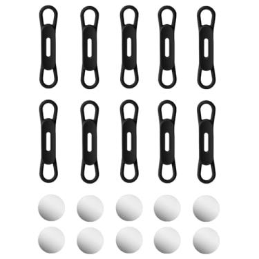 Imagem de 10 Peças de Suporte para Caneta Silicone Magnético Reutilizável Adequado Geladeiras Mesas Quadros Brancos Escritório Ferramenta Prática Armazenamento Canetas Magnéticas Professores Estudantes Enfermei