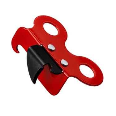 Imagem de Abridor De Latas E Garrafas Em Aço Inox Vermelho Borboleta Utensílio Doméstico Multifuncional