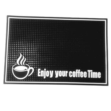 Imagem de 2025 Novo tapete de bar 45 * 30 cm de silicone para balcão de bar segurança e conforto para mesa de cozinha tapete de máquina de café expresso